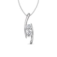 thumbnail image 1 of Cate & Chloe McKenna 18k White Gold Plated Pendant Necklace with Swarovski Crystals Gift for Women, 1 of 7