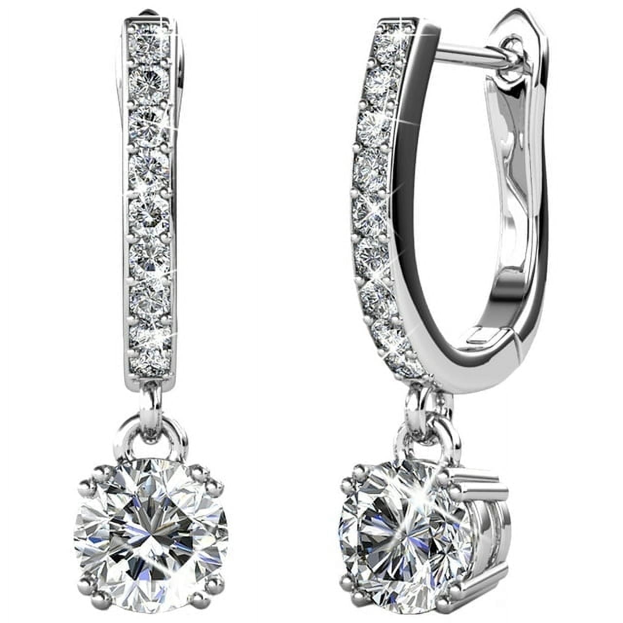 Cate & Chloe McKenzie 18k White Gold Plated Si