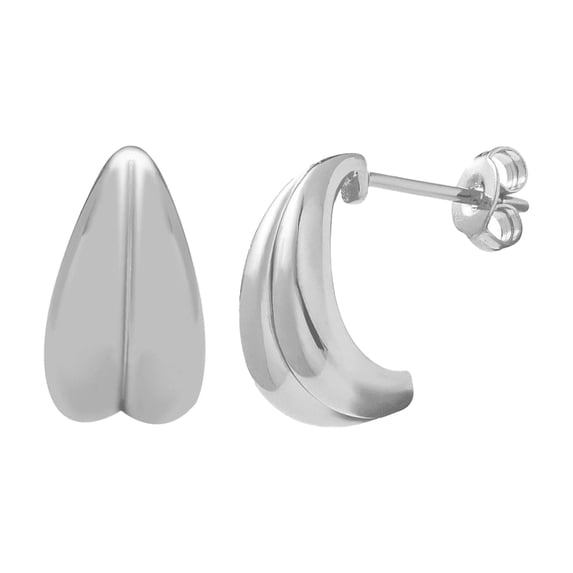 Cate & Chloe Shae 18k White Gold Plated Stud Earrings for Women, Gift for Her