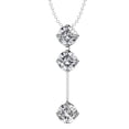 thumbnail image 1 of Cate & Chloe Sloane 18k White Gold Plated Drop Pendant Y Necklace with Swarovski Crystals for Women, 1 of 7