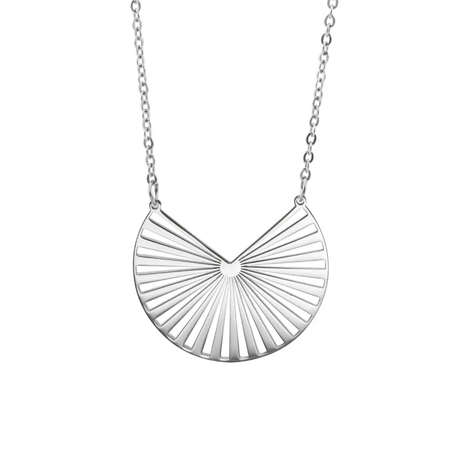 Cate & Chloe Taylor 18k White Gold Plated Pendant Necklace for Women, Gift for Her