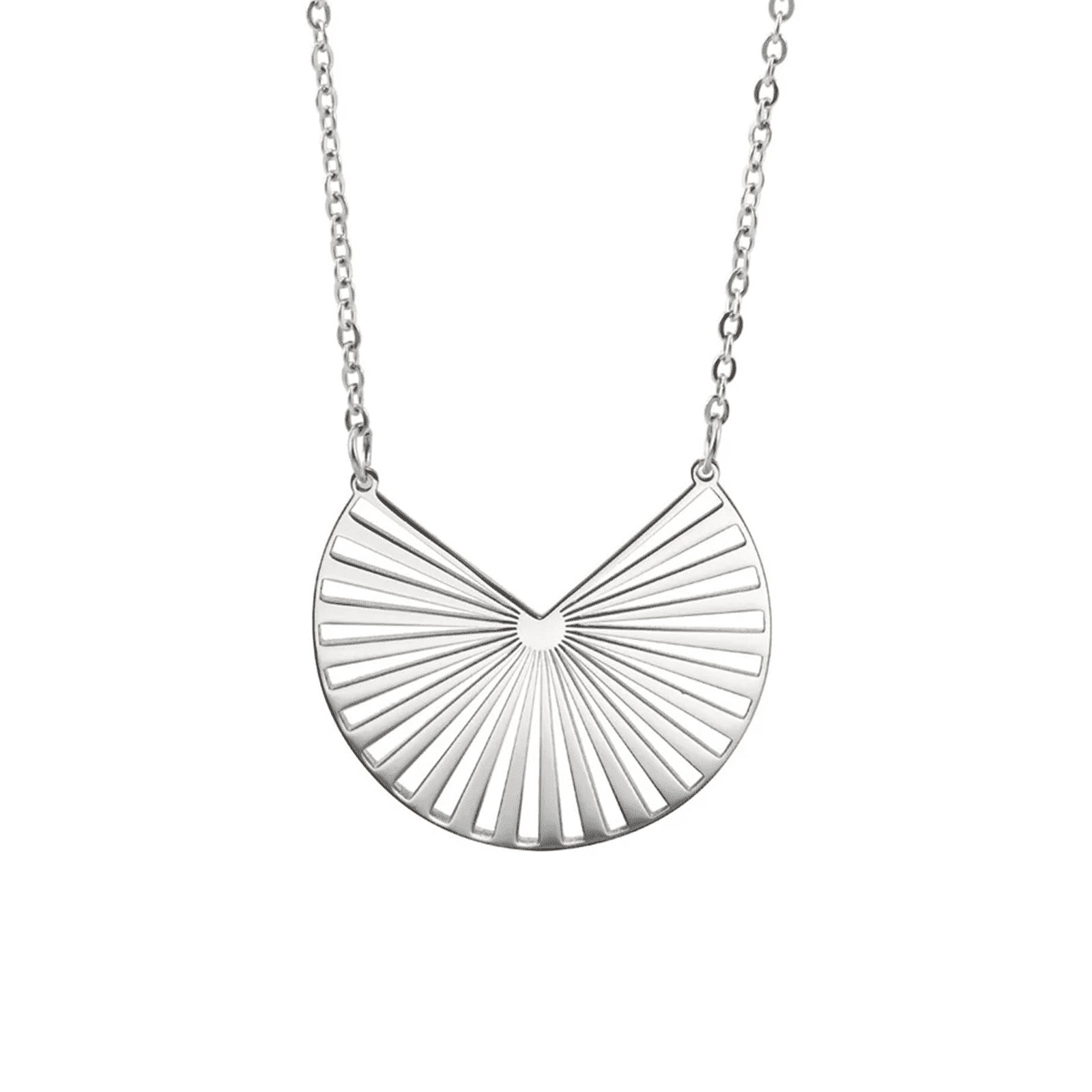 Cate & Chloe Taylor 18k White Gold Plated Pendant Necklace for Women, Gift for Her