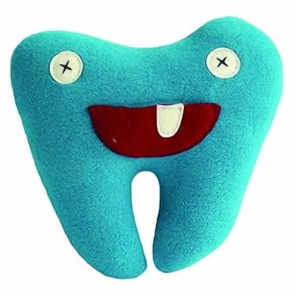 Cate and Levi Softy Tooth Pillow, Blue