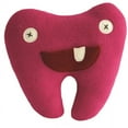 thumbnail image 1 of Cate and Levi Softy Tooth Pillow, Pink, 1 of 2