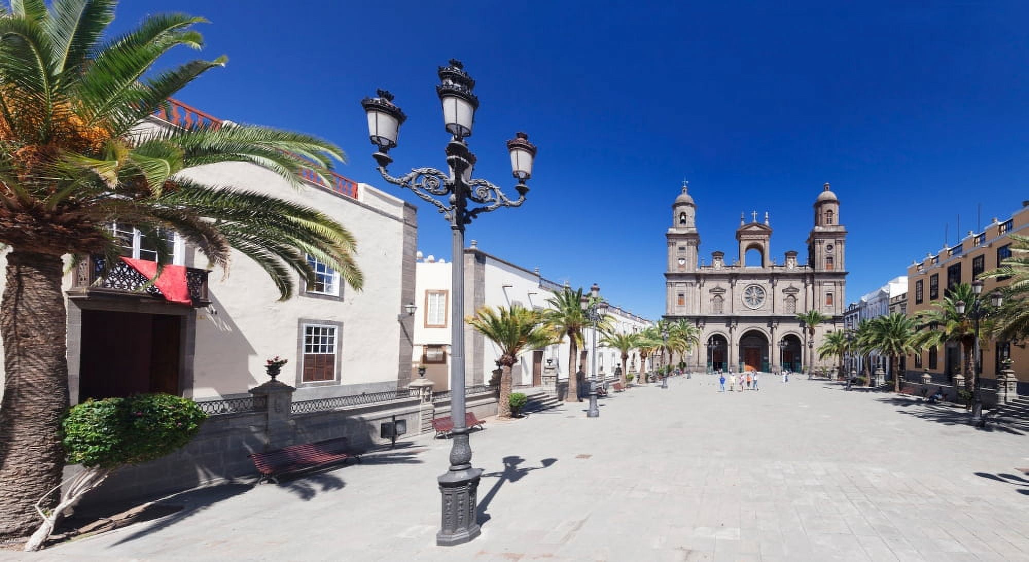 Catedral de Santa Ana at the Plaza de Santa Ana Las Palmas de Gran Canaria Gran Canaria Spain Canvas Art - Panoramic Images (27 x 9)