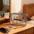 thumbnail image 1 of Categorized Transparent Storage Bags, Four Pattern For Toiletries Cosmetics Medicines Electronics, Portable Travel Organizer (A), 1 of 4