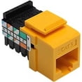 thumbnail image 1 of Category 5 QuickPort Connector, CAT 5, Yellow - Leviton 41108-RY5, 1 of 2
