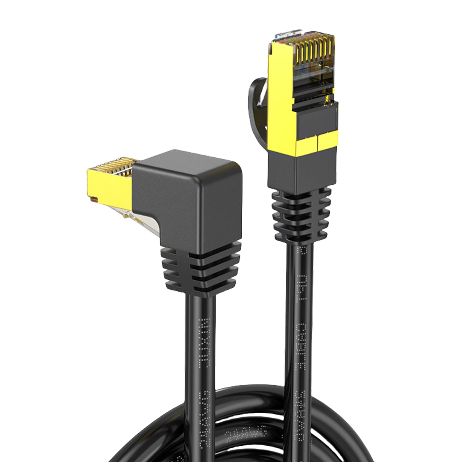 Category 8 Cat8 Ethernet Networking Cable Fast Speed 10Gbps Data Transfer Flat Cable with RJ45 for Routers Modem