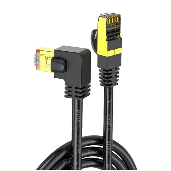 Category 8 Cat8 Ethernet Networking Cable Fast Speed 10Gbps Data Transfer Flat Cable with RJ45 for Routers Modem