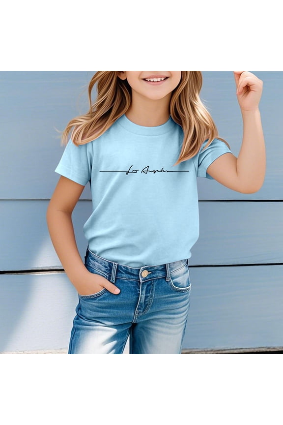 Category Girls Tops Tees & Shirts | Toddler Long Sleeve Animal Luminous Shirt for Kids & | Lightweight Night Glow Graphic Crewneck Top