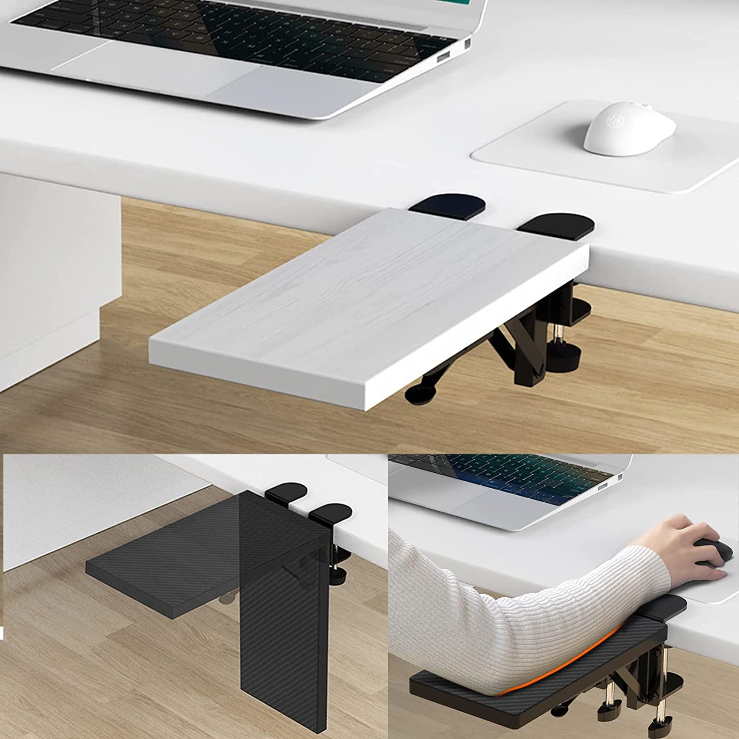 Catekro Arm Rest for Desk, Ergonomic Desk Extender, Suitable for