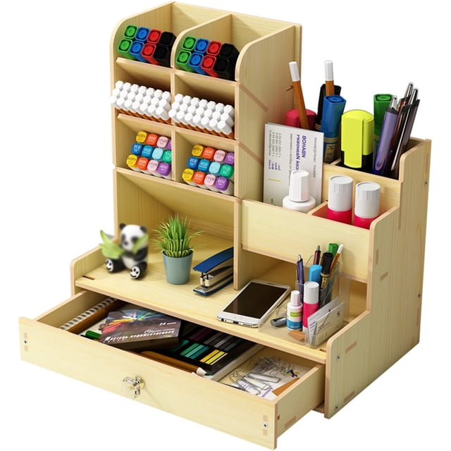 Table Pen Box Catekro Desk Organiser, Pen Holder, Pen Box, Pen Holder Desk with ...