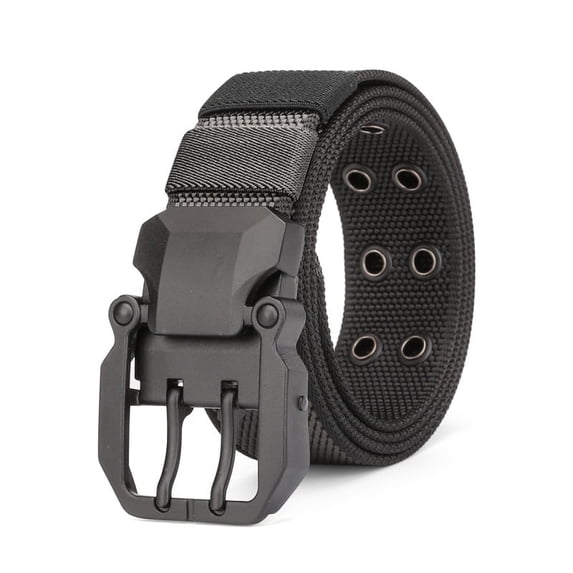 Catelles Men's Nylon Belt,Pin Buckle, Durable Canvas Webbing, Outdoor Casual,Gift Box
