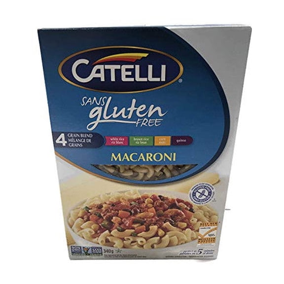 Catelli, Gluten Free, Macaroni Pasta - 2 Pack, 340g/12.oz., {Imported from Canada}