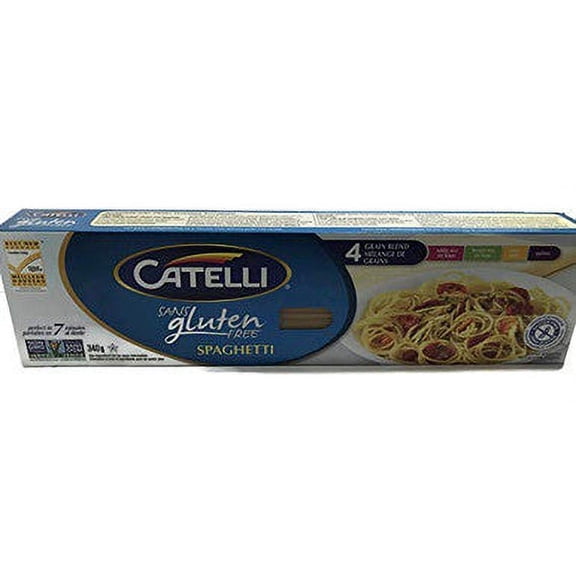 Catelli Gluten Free Spaghetti Pasta - 2 Pack, 340g12oz., {Imported from Canada}