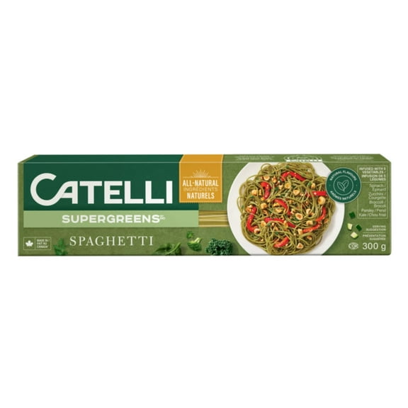 Catelli SuperGreens Spaghetti Pasta, 300g/10.6 oz