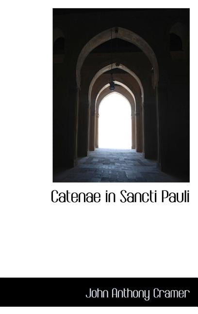 Catenae in Sancti Pauli (Hardcover)