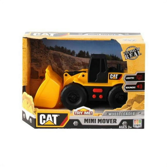 Catepilar Items CAT34614 Cat Mini Mover Wheel Loader In Box with Lights & Sound
