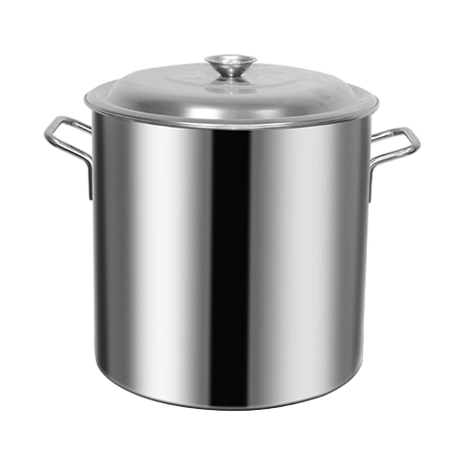 Cater Stew Soup Boiling Pan Composite Bottom Stockpot, Double Handle