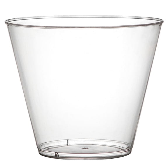 Caterer Choice Bulk 100 Pack 5 oz Plastic Cocktail Squat Glasses