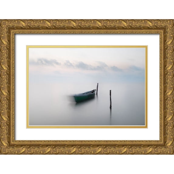 Caterina, Walter 18x13 Gold Ornate Wood Framed with Double Matting Museum Art Print Titled - Untitled