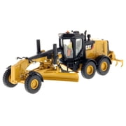 CAT 12M3 Motor Grader with Operator   187 HO Scale Diecast Model, High Line Series by Diecast Masters