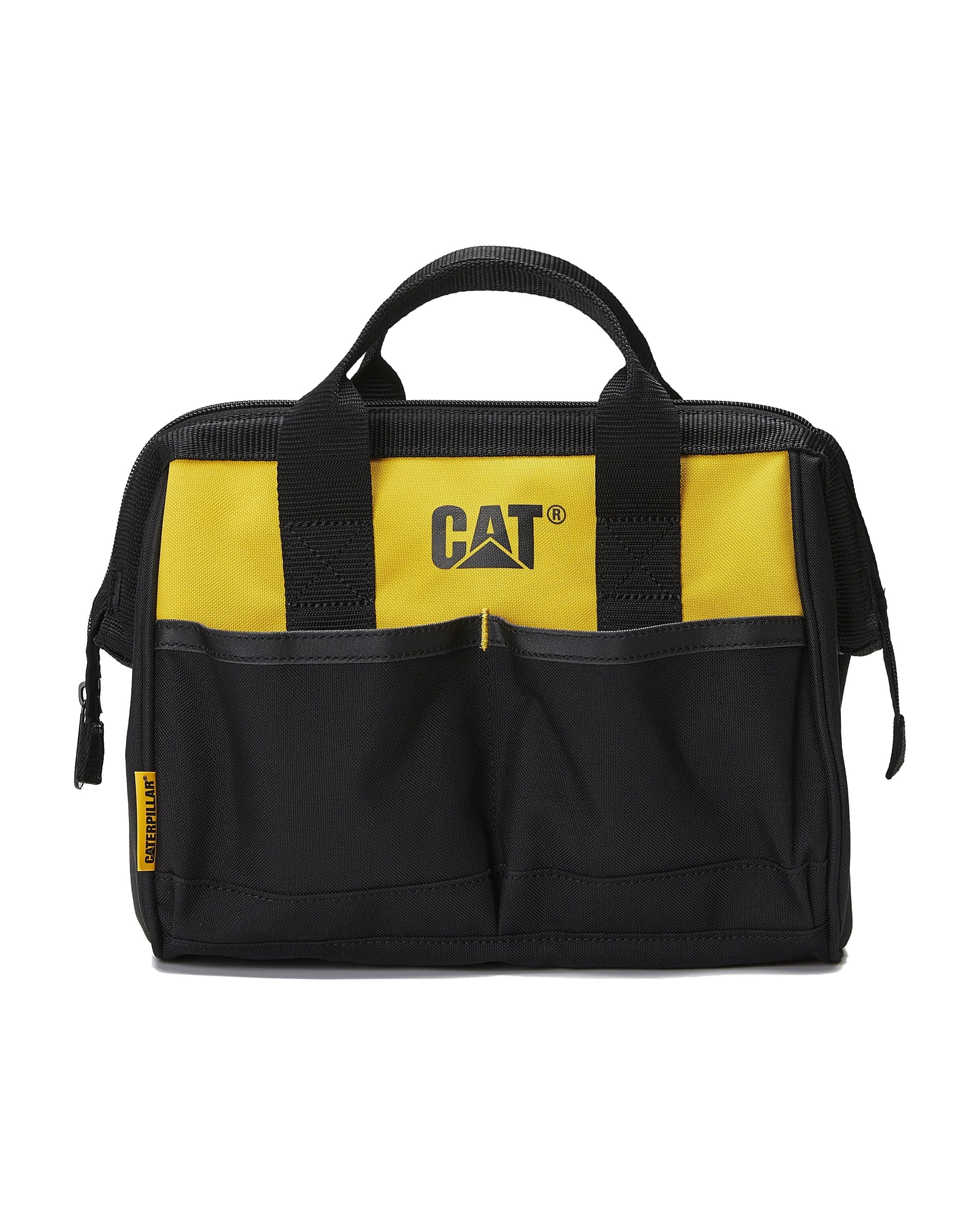 Caterpillar 12 inch Tool Bag, Webbing Handle, Large-Mouth, 1 pack,CAT Tool Bag