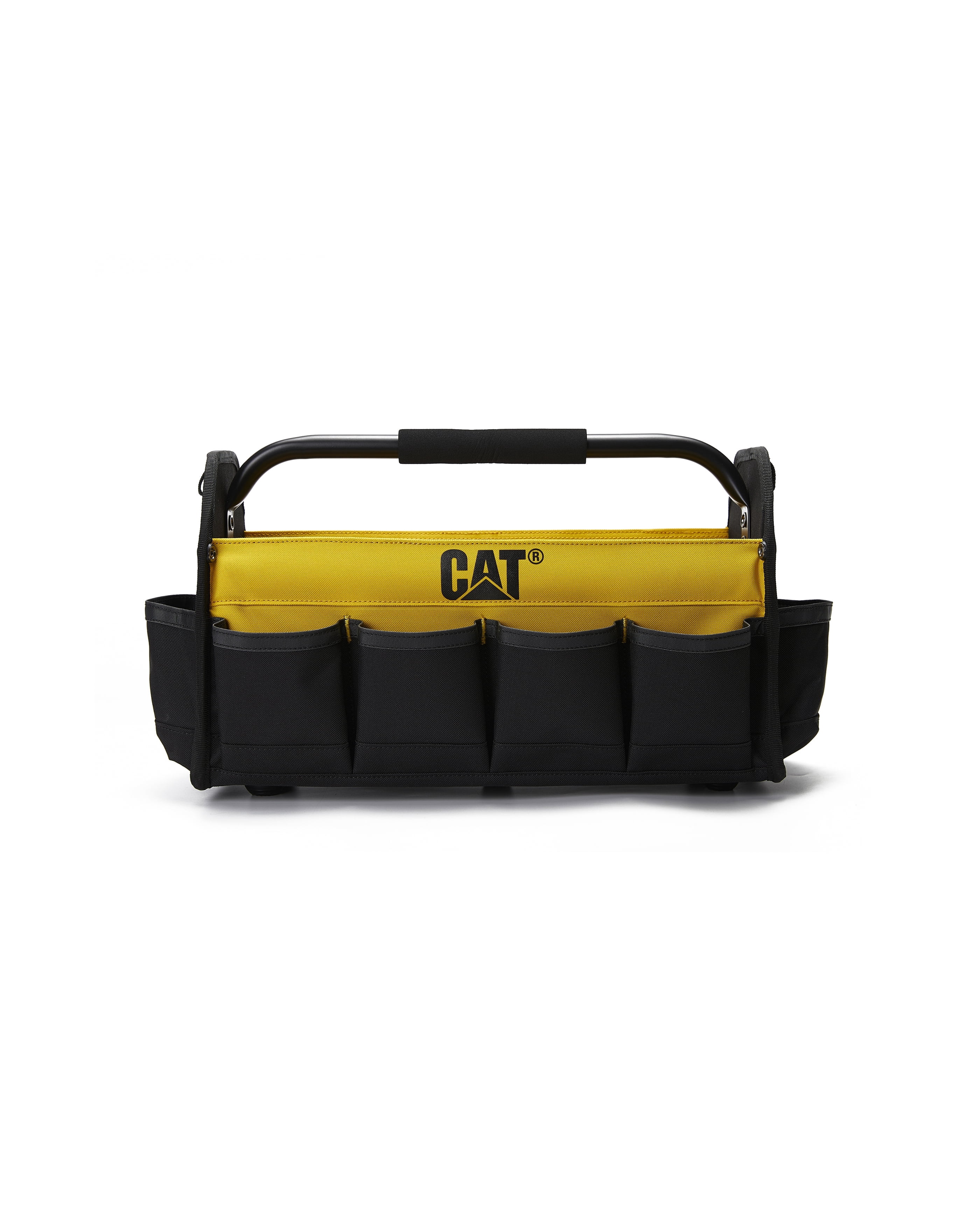 Caterpillar  17-inch Open  Tote  Tool Storage Bag, 600D Polyester, Portable, 1 pack，CAT Tool Bag