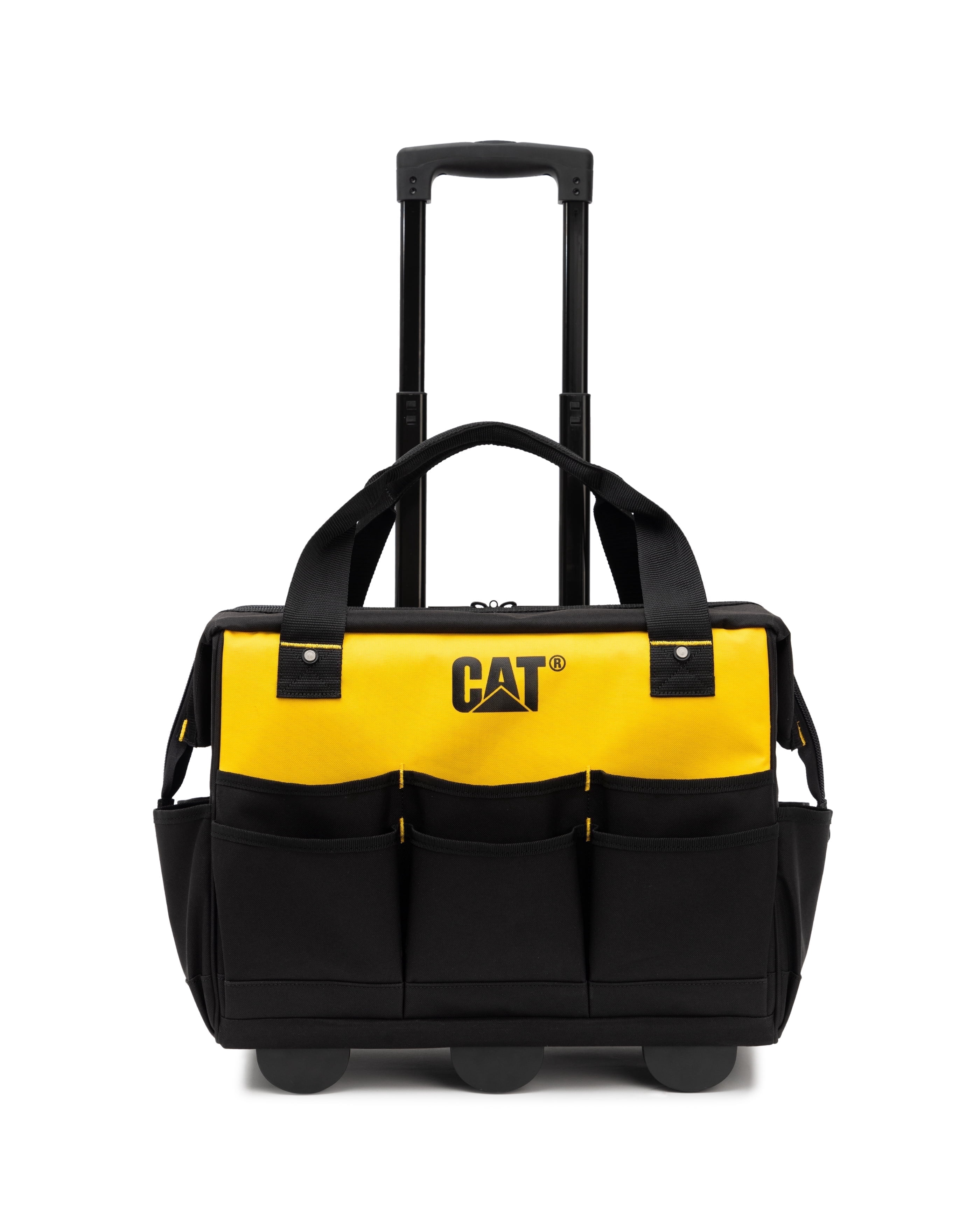 Caterpillar 18-inch Rolling Tool Bag, 75 lbs Capacity, Tool Storage ，CAT