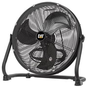 Caterpillar  Fan 20 High-Velocity 4-Speed Shroud Metal Floor Fan, 5200 CFM, Black