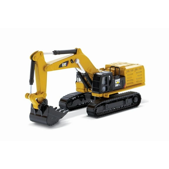 Caterpillar 390F L Hydraulic Excavator, Yellow - Diecast Masters 85537 - 1/125 Scale Diecast Model Car