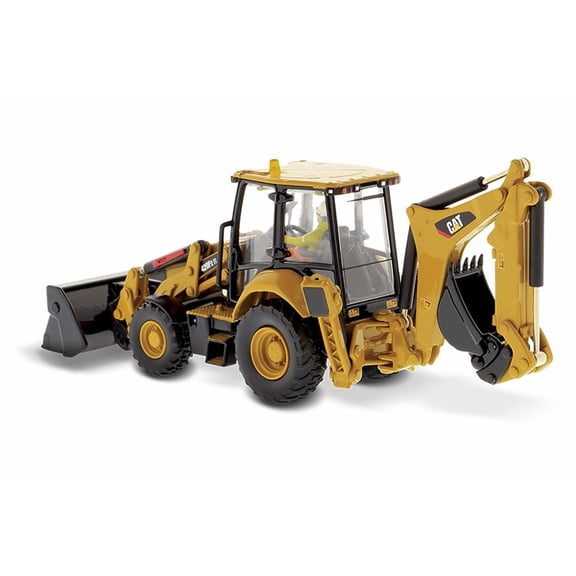 Caterpillar 420F2 IT Backhoe Loader, Yellow - Diecast Masters 85233 - 1/50 Scale Diecast Model Toy Car