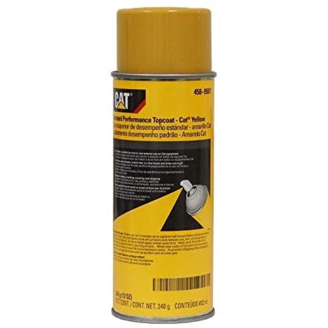 Caterpillar 458-9587 CAT Yellow Aerosol Paint 12oz for Multiuse ...