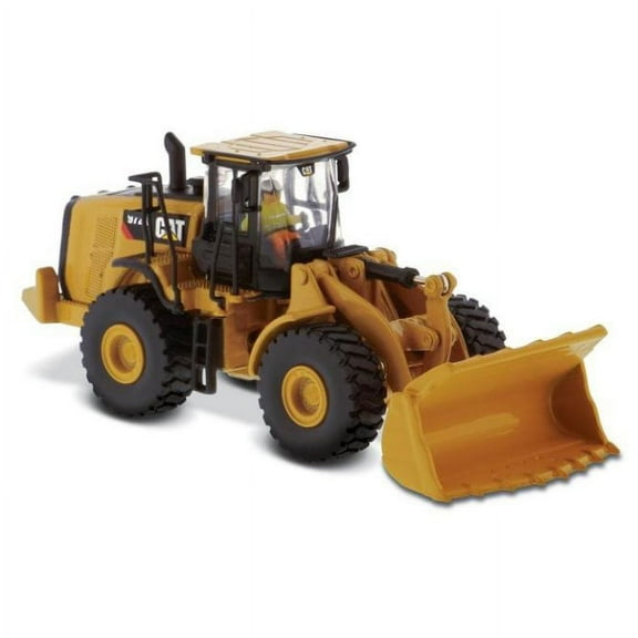 Caterpillar 972M Wheel Loader with Operator, Yellow - Diecast Masters 85949 - 1/87 scale Diecast Vehicle Replica