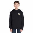 thumbnail image 1 of Caterpillar Big Boys Fleece Trademark Pullover Hoodie | Black, M-10/12, 1 of 5
