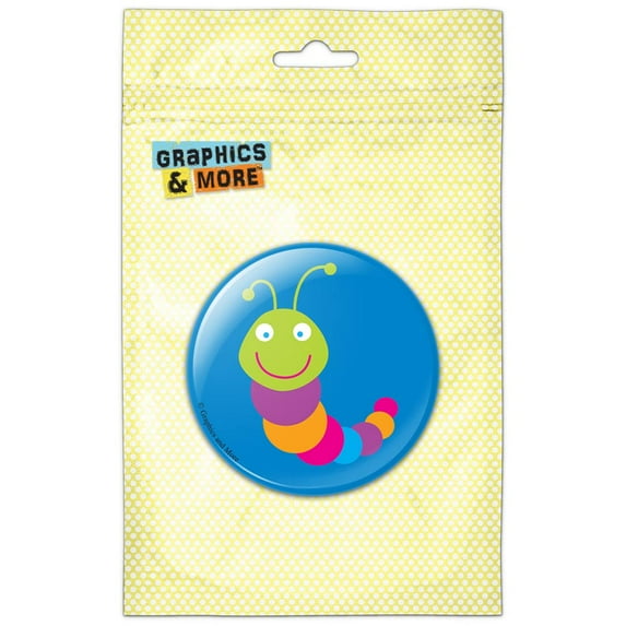 Caterpillar Bug Insect Refrigerator Button Magnet