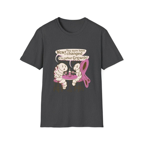 Caterpillar Butterfly Graphic Novelty Wine Lovers Tee