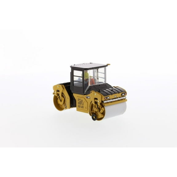 Caterpillar CB-13 Tandem Vibratory Roller with Cab, Yellow - Diecast Masters 85595 - 1/50 scale Diecast Model Toy Car