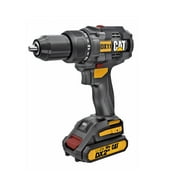 Caterpillar Cat  DX11 18V 1 FOR ALL 1/2" Cordless Drill/Driver with Brushless Motor and Two Batteries