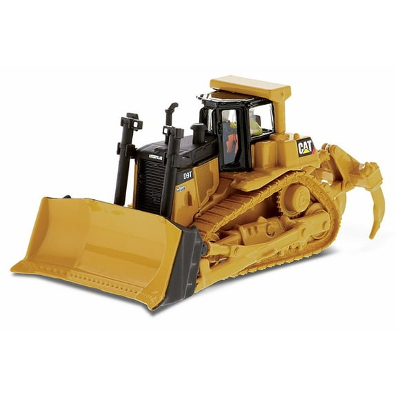 Caterpillar D9T Track-Type Tractor, Yellow - Diecast Masters 85209 - 1/87 Scale Diecast Model Toy Car