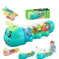 thumbnail image 1 of Caterpillar Design Tummy Time Toy, Crawling Toy with Light & Music Musical Light Up, Music Animal Toys, Captivating Light and Sound Effects, Birthday Gifts&nbsp;(Pink), 1 of 3