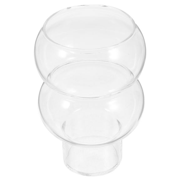 Caterpillar Double Wall Glass Clear Ice Cream Cups Coffee Mugs Coffeecup Round Shot