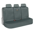 thumbnail image 1 of CAT FlexFit™ Gray Rear Seat Cover For Car, Suv, & Truck - Durable Canvas Material Back Car Seat Covers 60/40 Split Bench Protector - Back Seat Cover & Back Seat Protector Interior Accessories, 1 of 9