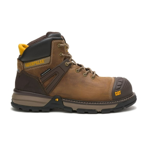 Caterpillar Excavator Superlite Waterproof Carbon Composite Toe Work Boot Men