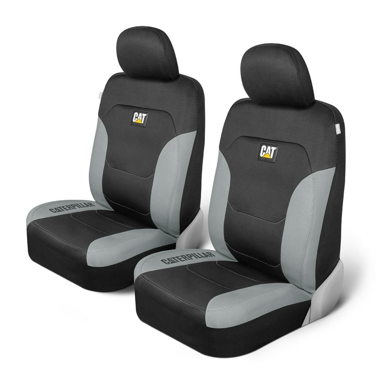 Cat Car Seat Covers - Black & White (Set of 2)