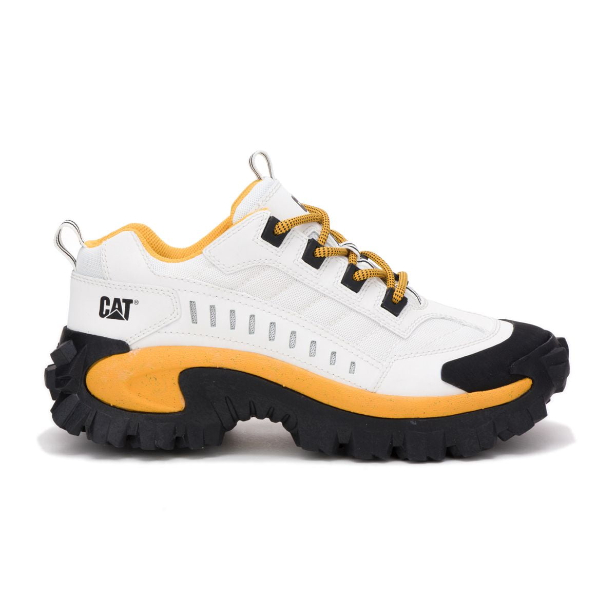 Caterpillar Intruder White Yellow