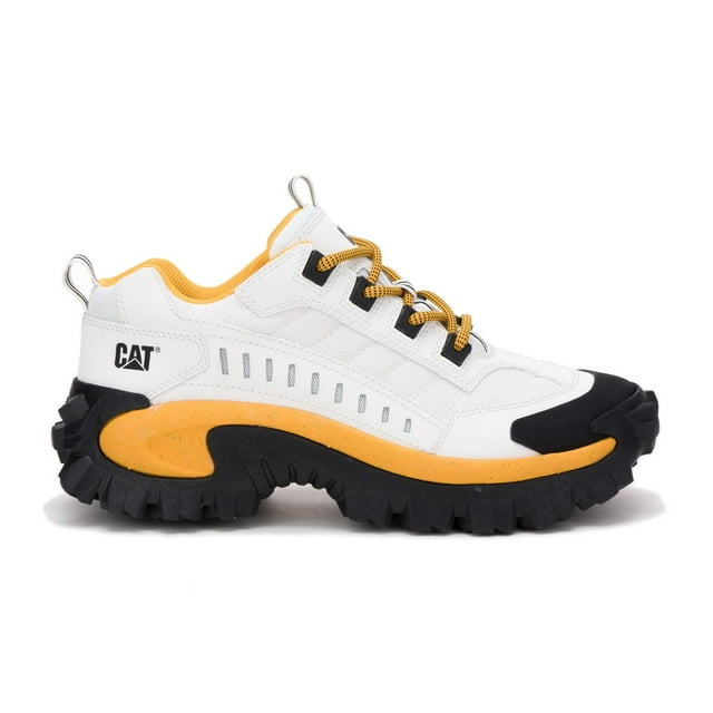 Caterpillar Intruder Shoe Unisex White Yellow