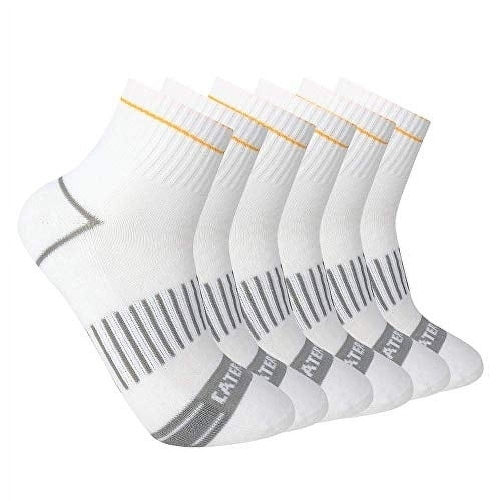 ファッションの Caterpillar Men's Advanced Half Cushion Quarter Socks (6 服＆ファッション小物