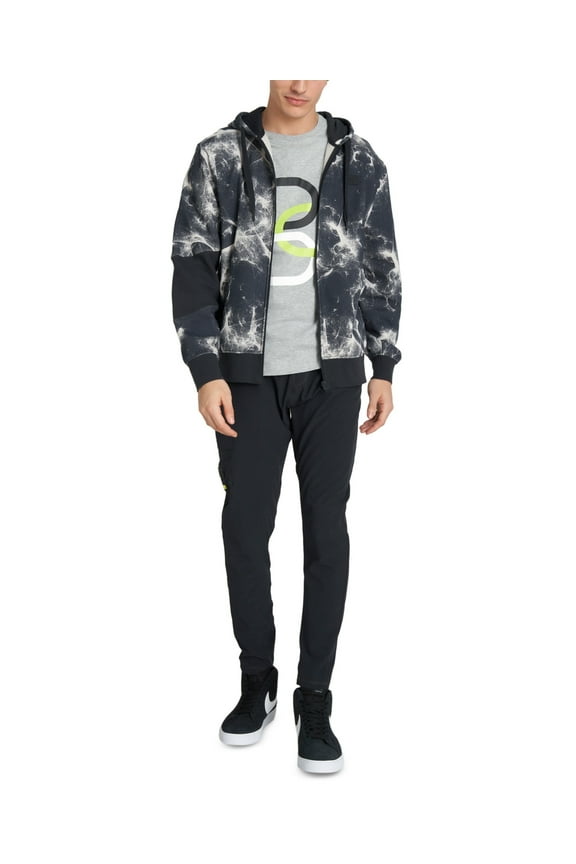 Men's Connect Full Zip Hooded Sweatshirt Gray Size XX-Large