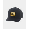 thumbnail image 1 of Caterpillar Workwear Vintage Snapback Embroidered 81% Polyester Men's Construction Trucker Hat, Black, 1 of 2